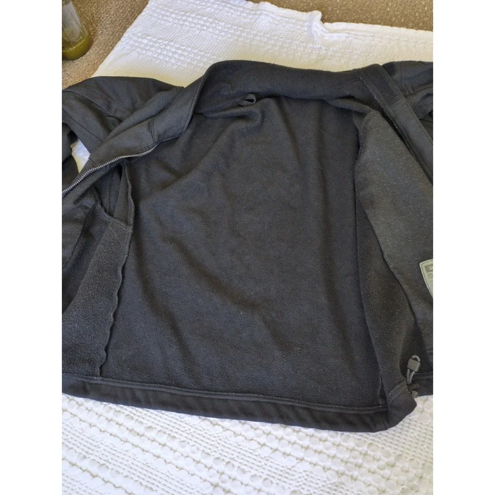 Massif Elements FR Flame Resistant Jacket Full Zip Black Sz Medium USA Made